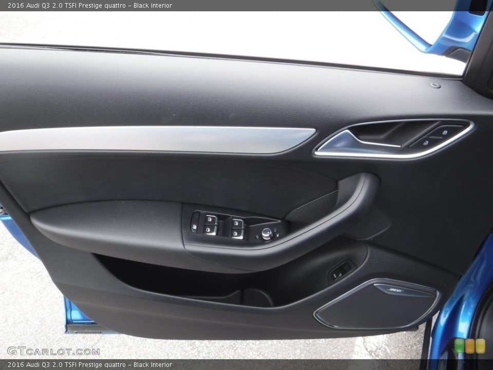 Black Interior Door Panel for the 2016 Audi Q3 2.0 TSFI Prestige quattro #117194548