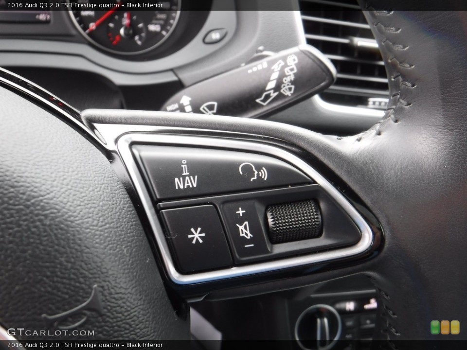 Black Interior Controls for the 2016 Audi Q3 2.0 TSFI Prestige quattro #117194692