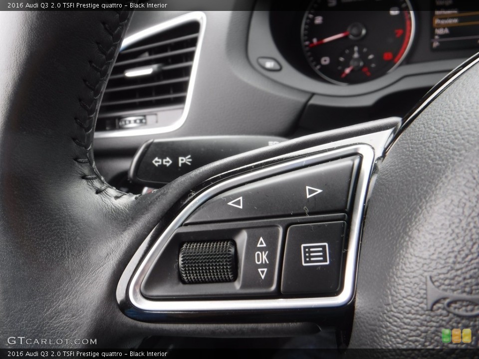 Black Interior Controls for the 2016 Audi Q3 2.0 TSFI Prestige quattro #117194710