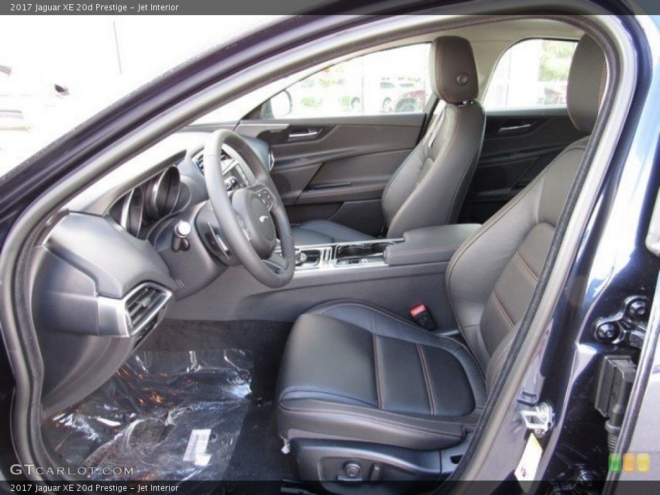 Jet Interior Photo for the 2017 Jaguar XE 20d Prestige #117195445