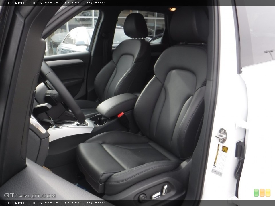 Black Interior Front Seat for the 2017 Audi Q5 2.0 TFSI Premium Plus quattro #117195853