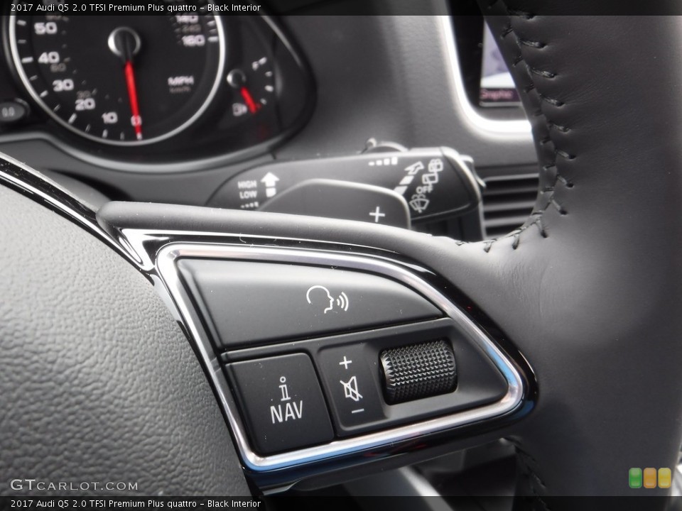 Black Interior Controls for the 2017 Audi Q5 2.0 TFSI Premium Plus quattro #117196024