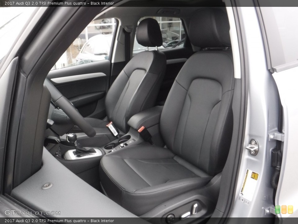 Black Interior Front Seat for the 2017 Audi Q3 2.0 TFSI Premium Plus quattro #117196471