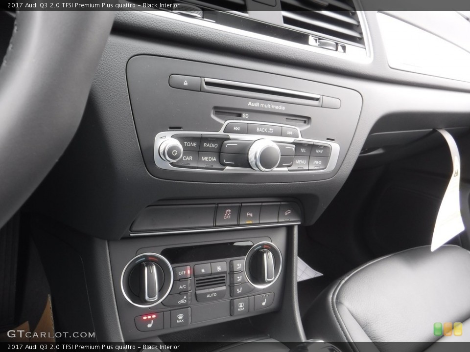 Black Interior Controls for the 2017 Audi Q3 2.0 TFSI Premium Plus quattro #117196552