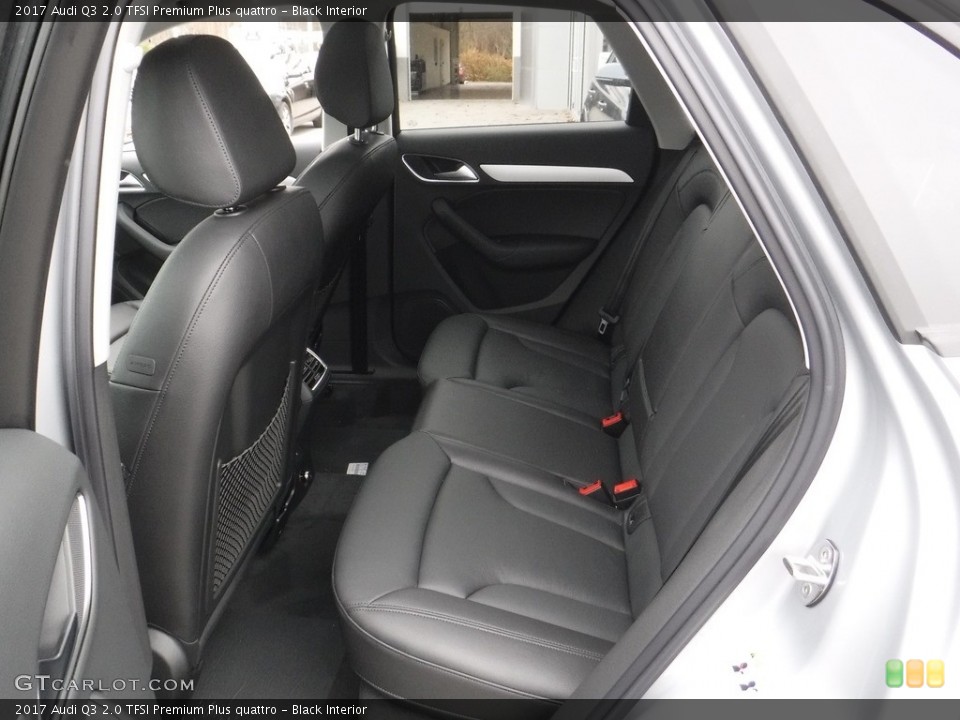 Black Interior Rear Seat for the 2017 Audi Q3 2.0 TFSI Premium Plus quattro #117196666