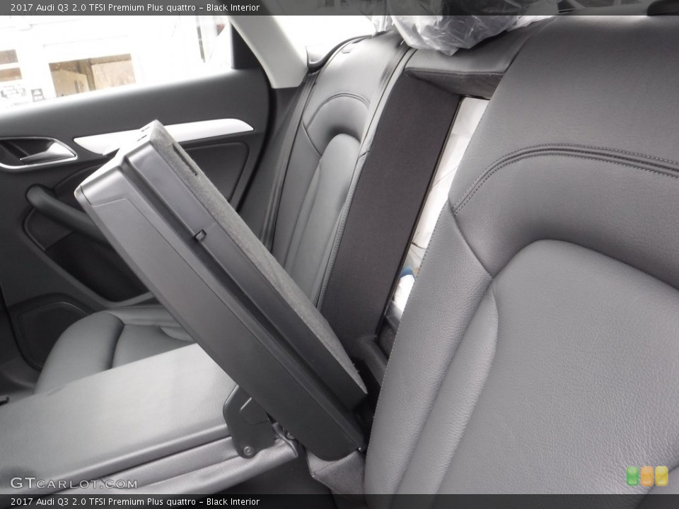 Black Interior Rear Seat for the 2017 Audi Q3 2.0 TFSI Premium Plus quattro #117196696