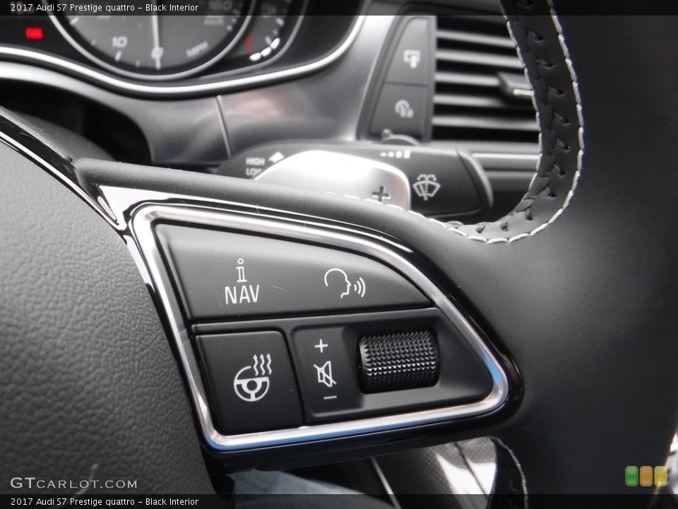 Black Interior Controls for the 2017 Audi S7 Prestige quattro #117197275