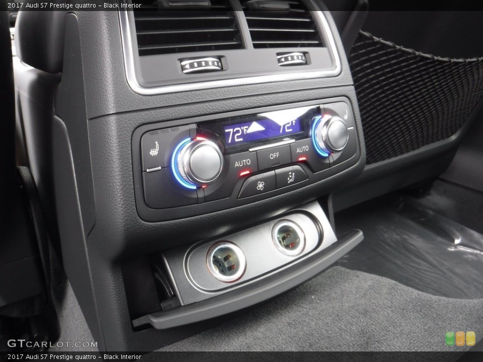Black Interior Controls for the 2017 Audi S7 Prestige quattro #117197323