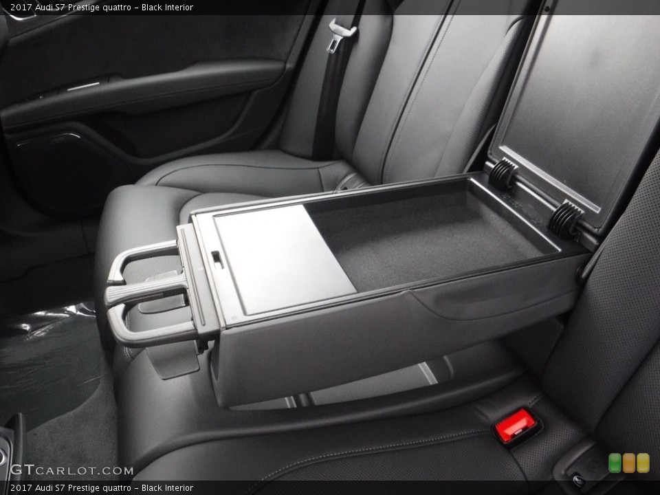 Black Interior Rear Seat For The 2017 Audi S7 Prestige