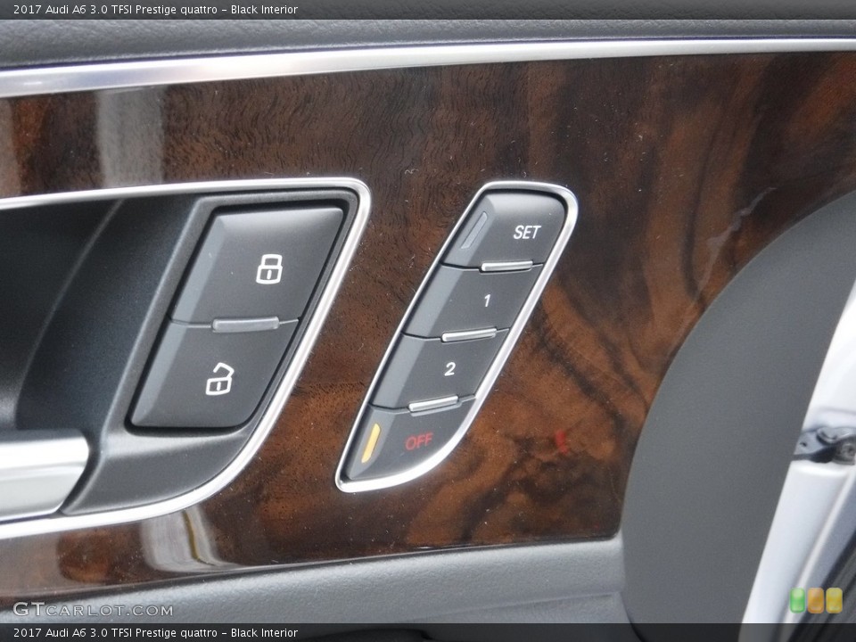 Black Interior Controls for the 2017 Audi A6 3.0 TFSI Prestige quattro #117197683