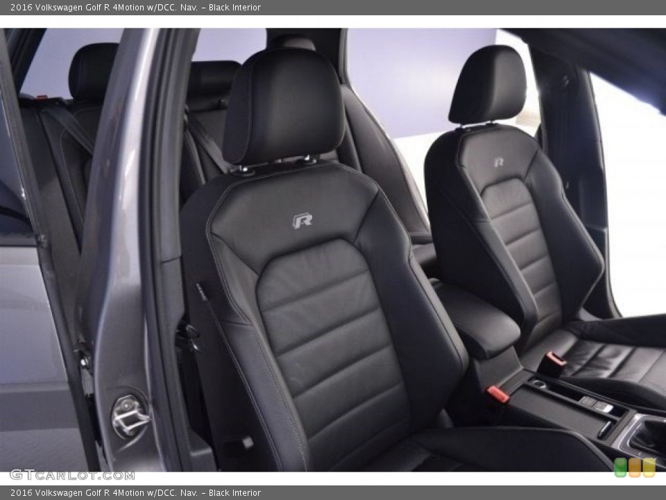 Black Interior Front Seat for the 2016 Volkswagen Golf R 4Motion w/DCC. Nav. #117197899