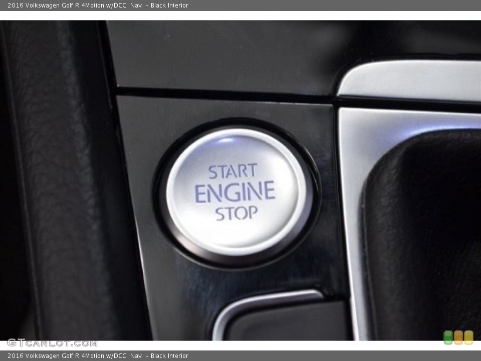 Black Interior Controls for the 2016 Volkswagen Golf R 4Motion w/DCC. Nav. #117197971