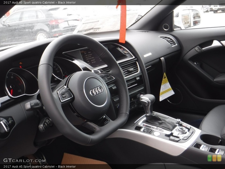 Black Interior Dashboard for the 2017 Audi A5 Sport quattro Cabriolet #117198247