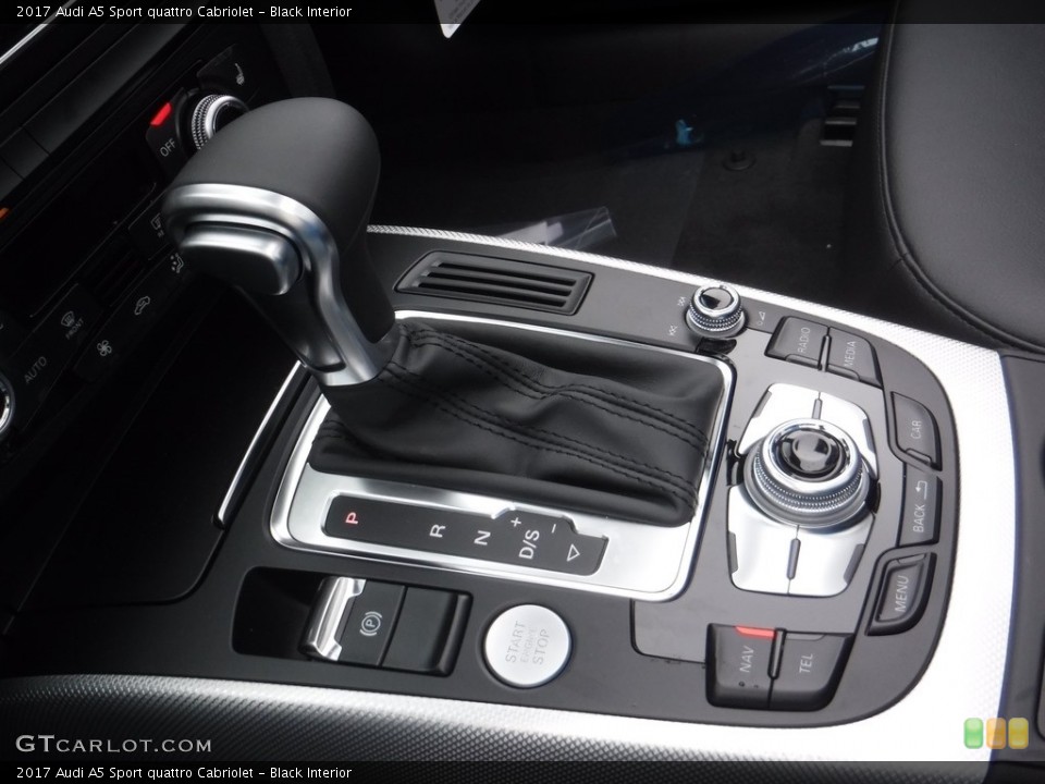 Black Interior Transmission for the 2017 Audi A5 Sport quattro Cabriolet #117198271