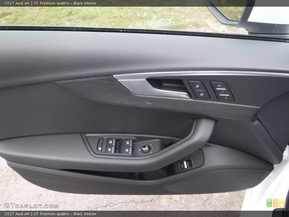 Black Interior Door Panel for the 2017 Audi A4 2.0T Premium quattro #117198472