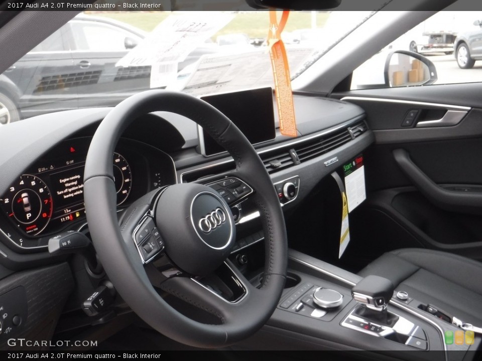Black Interior Dashboard for the 2017 Audi A4 2.0T Premium quattro #117198484