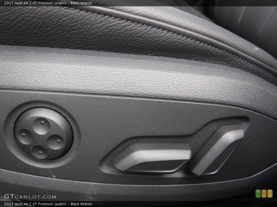Black Interior Controls for the 2017 Audi A4 2.0T Premium quattro #117198496