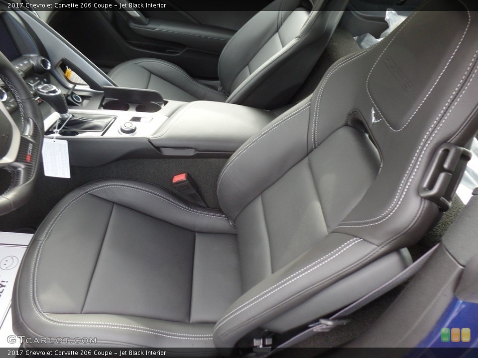 Jet Black Interior Front Seat for the 2017 Chevrolet Corvette Z06 Coupe #117198658