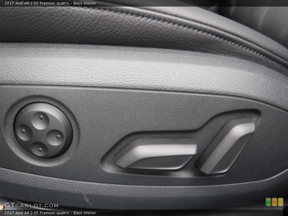 Black Interior Controls for the 2017 Audi A4 2.0T Premium quattro #117198730