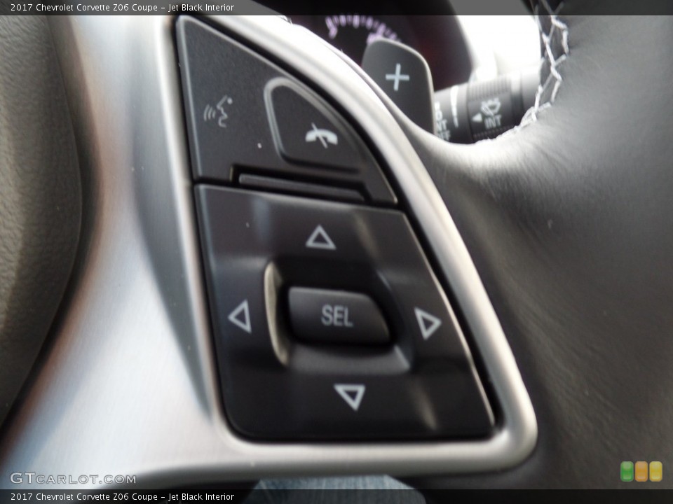 Jet Black Interior Controls for the 2017 Chevrolet Corvette Z06 Coupe #117198757