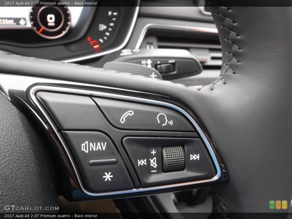 Black Interior Controls for the 2017 Audi A4 2.0T Premium quattro #117198793