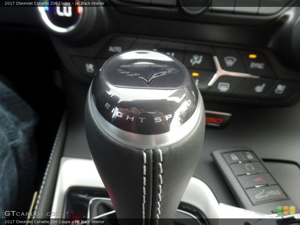 Jet Black Interior Transmission for the 2017 Chevrolet Corvette Z06 Coupe #117198874