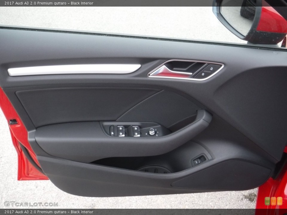 Black Interior Door Panel for the 2017 Audi A3 2.0 Premium quttaro #117198982