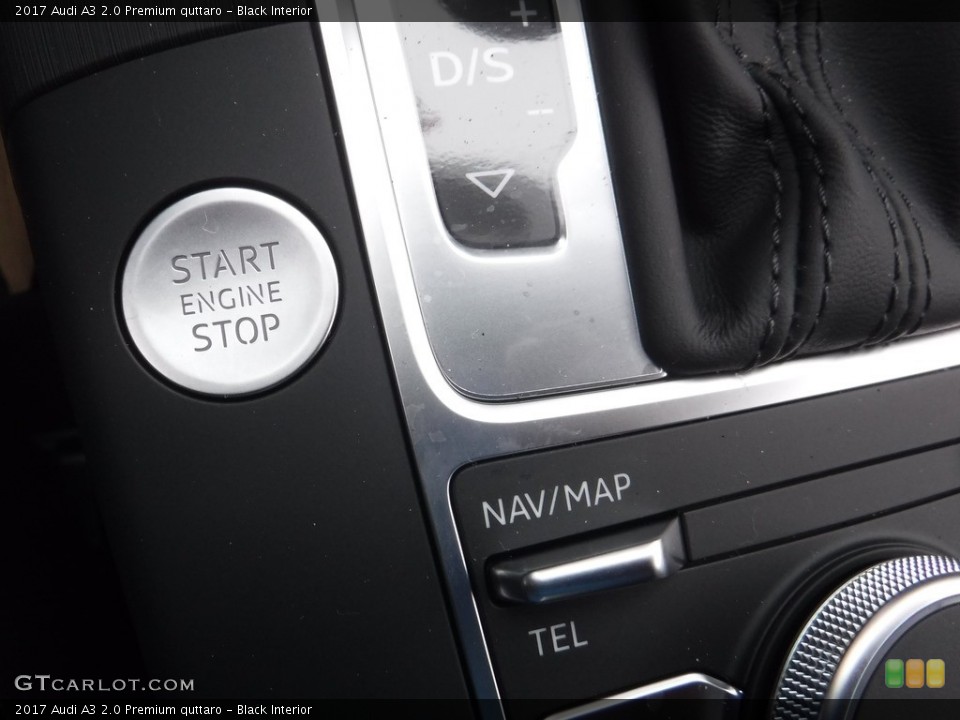 Black Interior Controls for the 2017 Audi A3 2.0 Premium quttaro #117199024