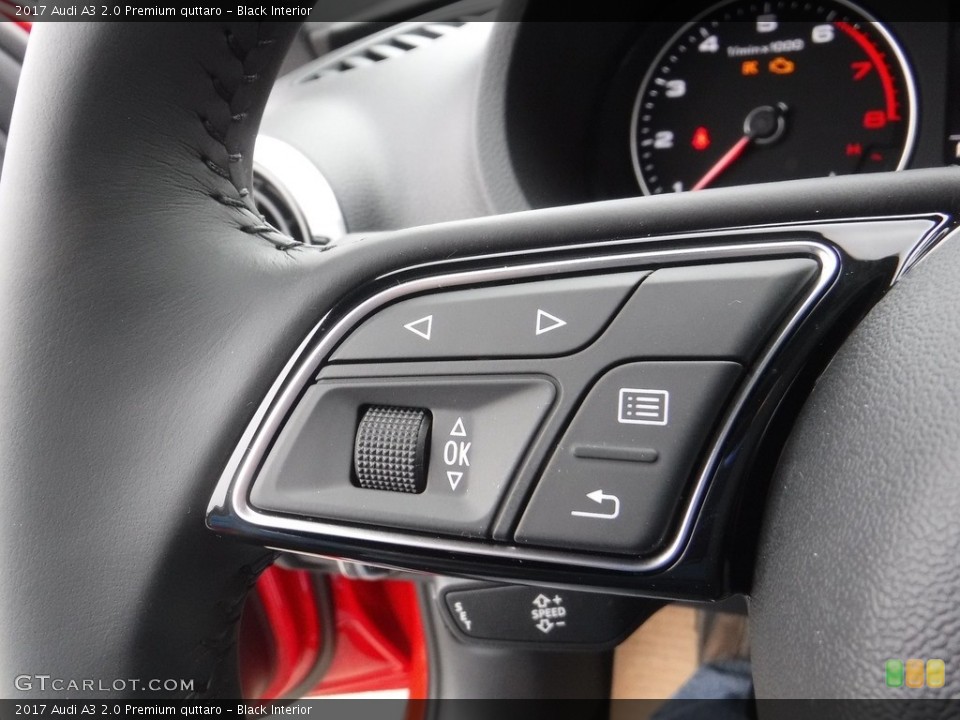 Black Interior Controls for the 2017 Audi A3 2.0 Premium quttaro #117199051