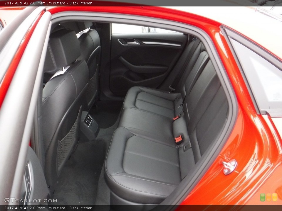 Black Interior Rear Seat for the 2017 Audi A3 2.0 Premium quttaro #117199090
