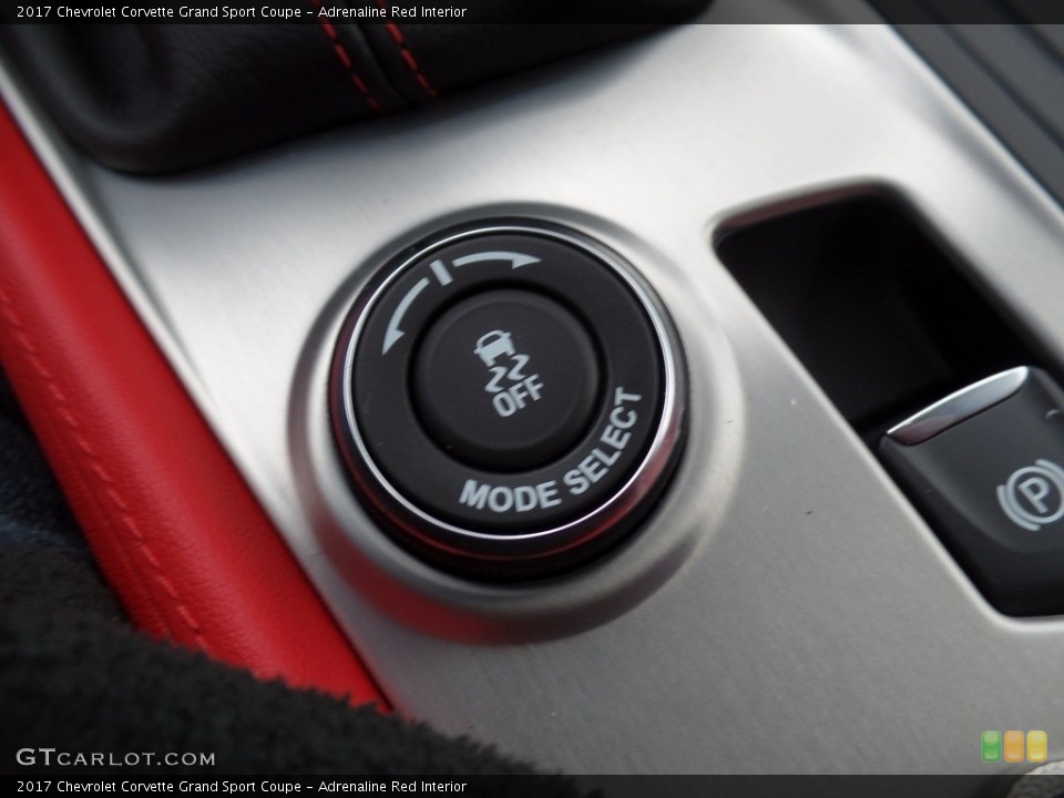 Adrenaline Red Interior Controls for the 2017 Chevrolet Corvette Grand Sport Coupe #117199159