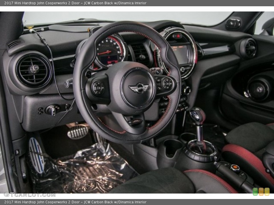 JCW Carbon Black w/Dinamica Interior Dashboard for the 2017 Mini Hardtop John Cooperworks 2 Door #117200321