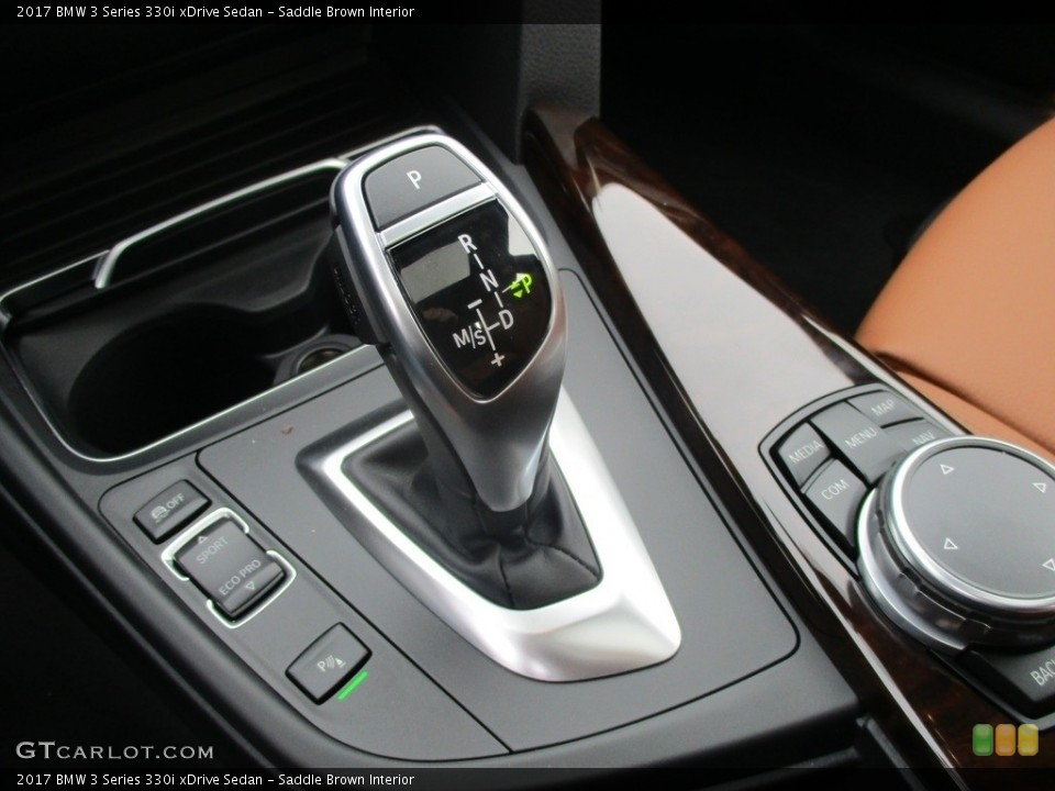 Saddle Brown Interior Transmission for the 2017 BMW 3 Series 330i xDrive Sedan #117201892