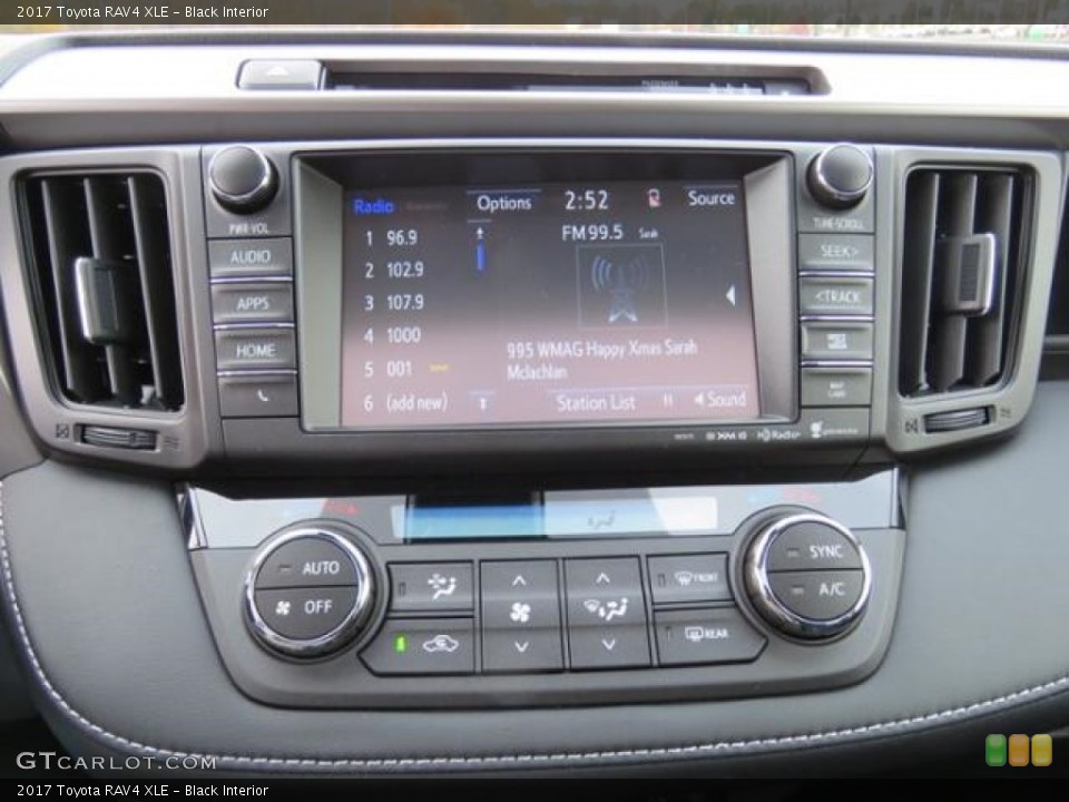 Black Interior Controls for the 2017 Toyota RAV4 XLE #117202328