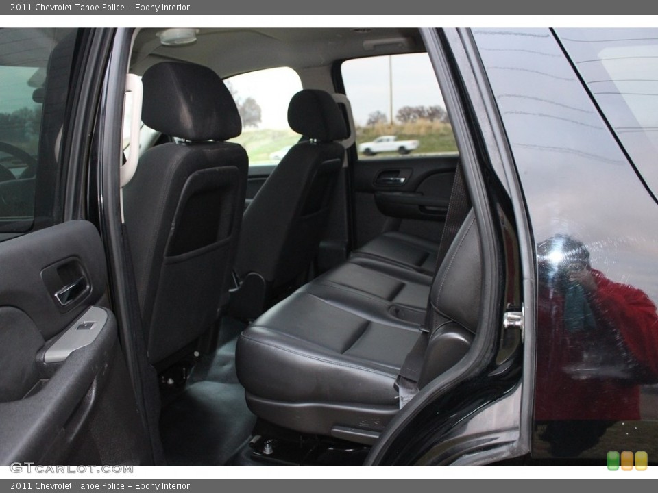 Ebony Interior Rear Seat for the 2011 Chevrolet Tahoe Police #117209890