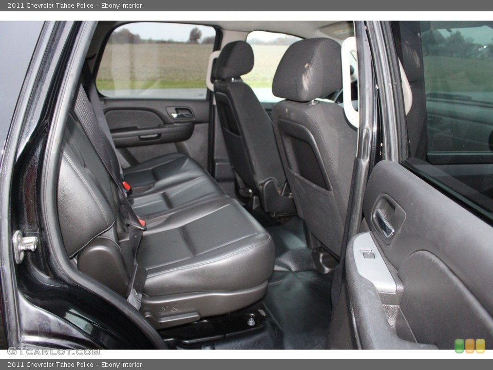 Ebony Interior Rear Seat for the 2011 Chevrolet Tahoe Police #117210169