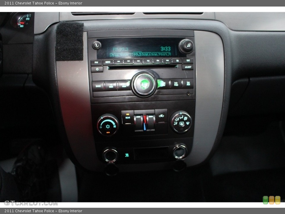 Ebony Interior Controls for the 2011 Chevrolet Tahoe Police #117210472