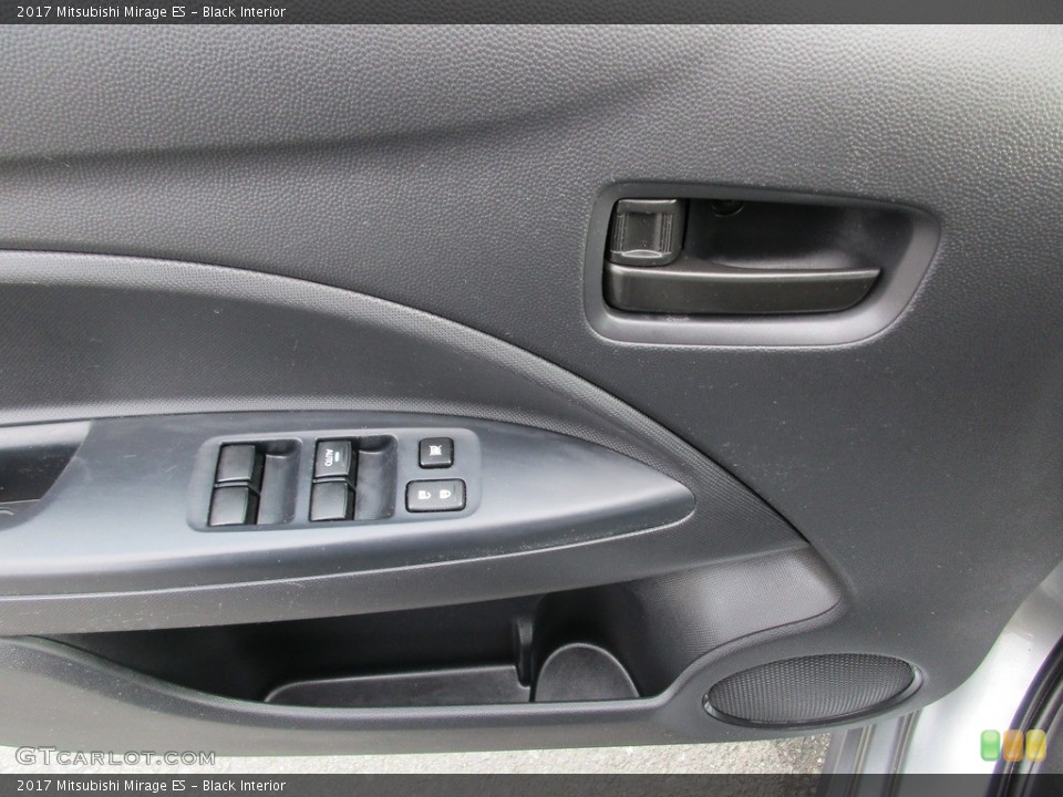 Black Interior Door Panel for the 2017 Mitsubishi Mirage ES #117213355