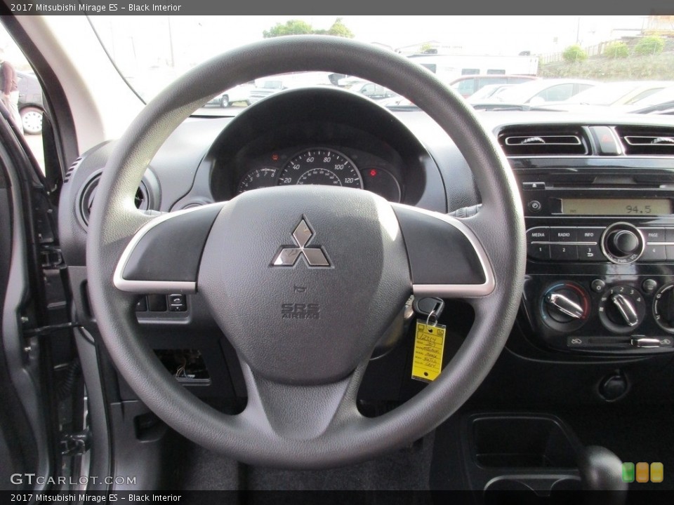 Black Interior Dashboard for the 2017 Mitsubishi Mirage ES #117213397