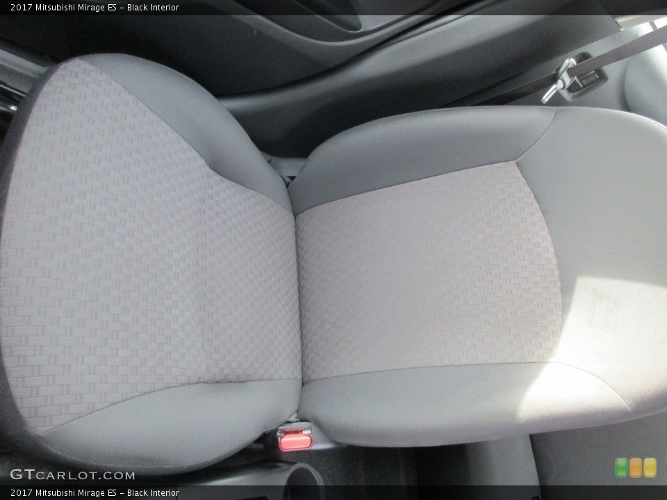 Black Interior Front Seat for the 2017 Mitsubishi Mirage ES #117213466