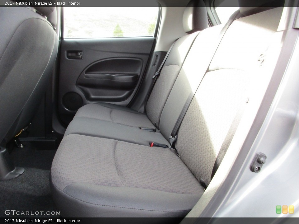 Black Interior Rear Seat for the 2017 Mitsubishi Mirage ES #117213541