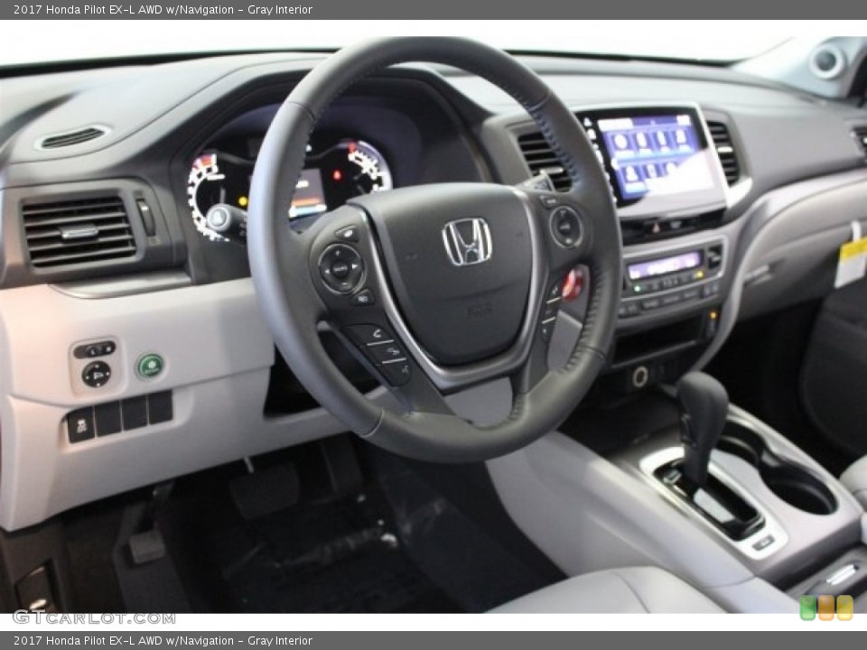 Gray Interior Dashboard for the 2017 Honda Pilot EX-L AWD w/Navigation #117216133