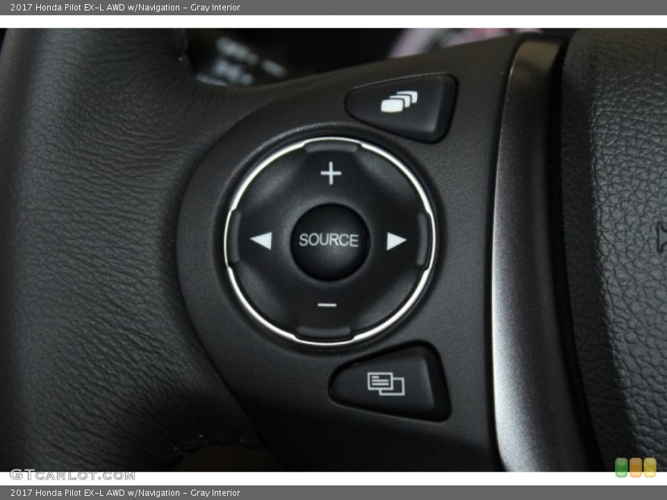 Gray Interior Controls for the 2017 Honda Pilot EX-L AWD w/Navigation #117216171