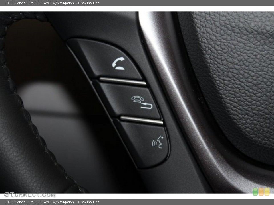 Gray Interior Controls for the 2017 Honda Pilot EX-L AWD w/Navigation #117216210