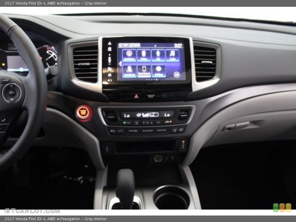 Gray Interior Dashboard for the 2017 Honda Pilot EX-L AWD w/Navigation #117216252