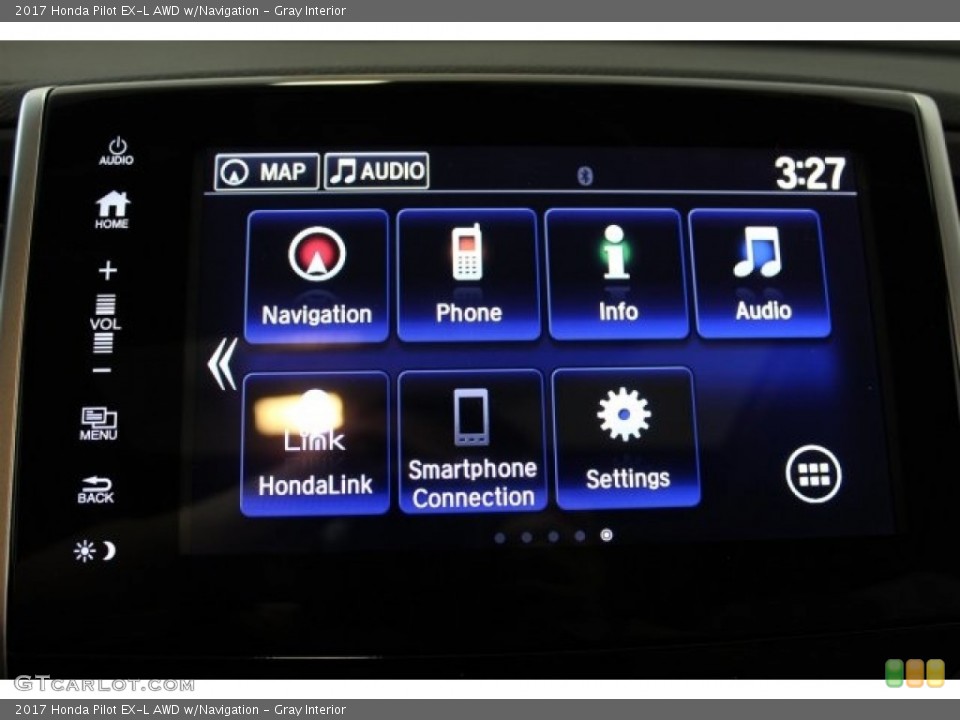 Gray Interior Controls for the 2017 Honda Pilot EX-L AWD w/Navigation #117216270
