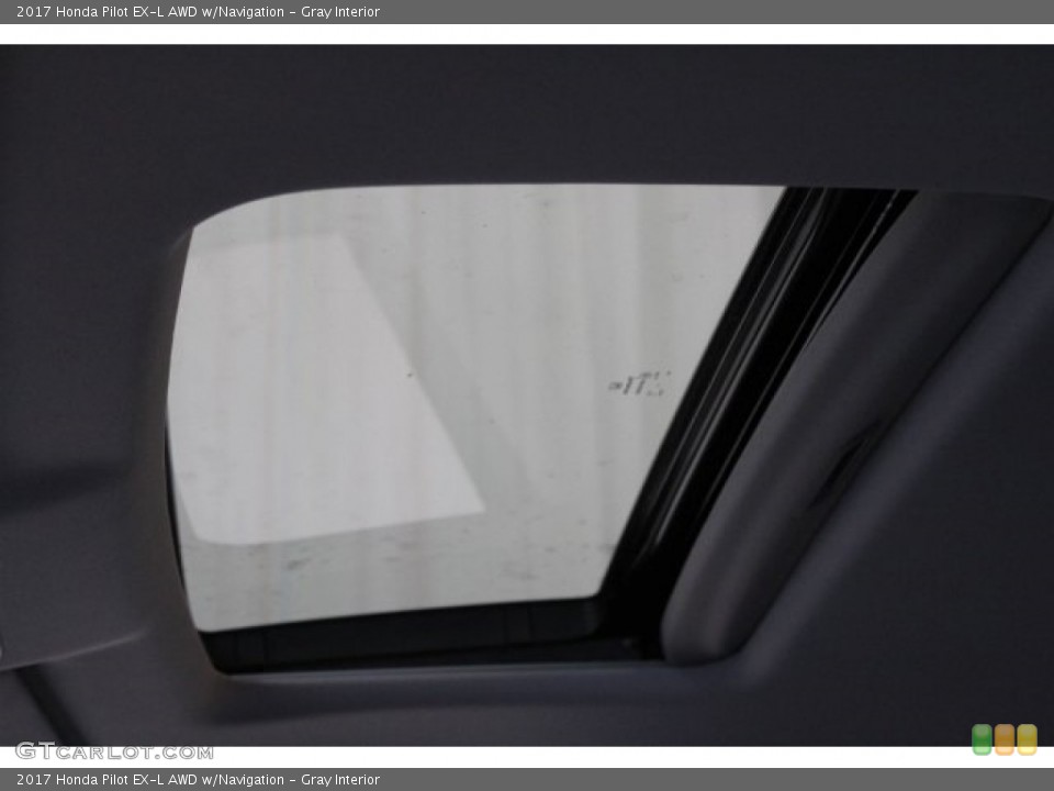 Gray Interior Sunroof for the 2017 Honda Pilot EX-L AWD w/Navigation #117216456
