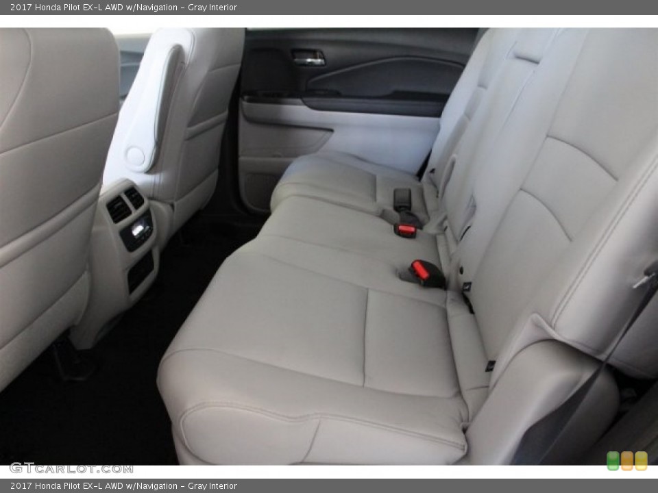Gray Interior Rear Seat for the 2017 Honda Pilot EX-L AWD w/Navigation #117216513