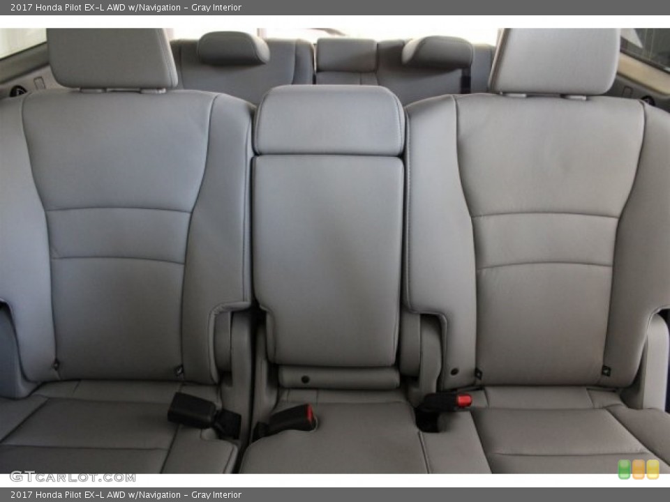 Gray Interior Rear Seat for the 2017 Honda Pilot EX-L AWD w/Navigation #117216534