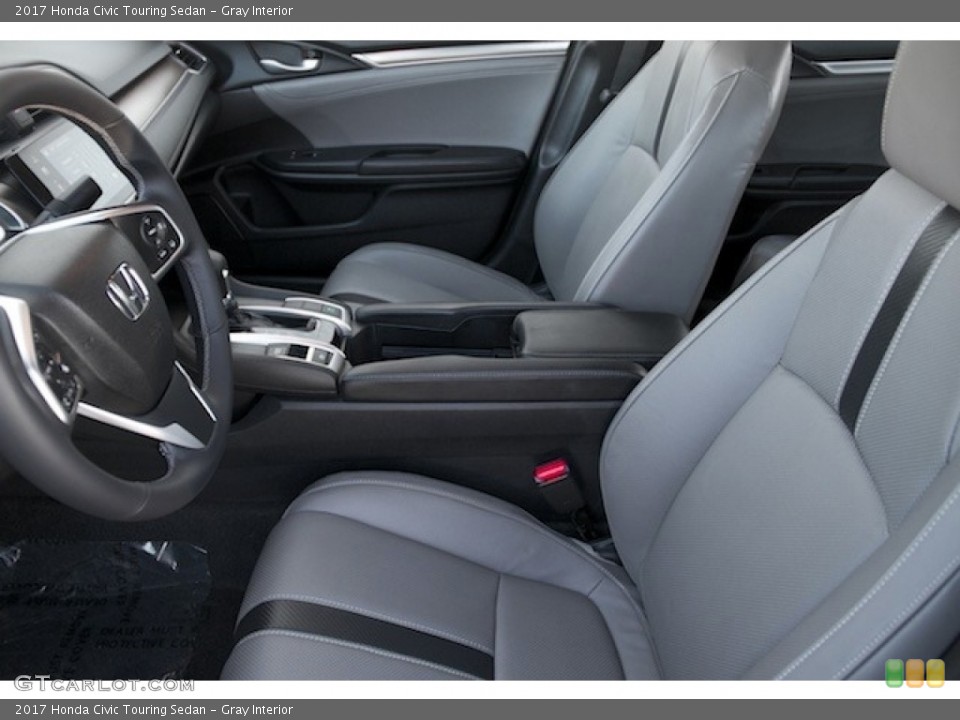 Gray Interior Photo for the 2017 Honda Civic Touring Sedan #117218365